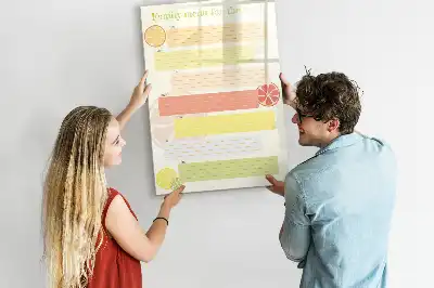 Magnetisk tørresletteboard Menuplanner