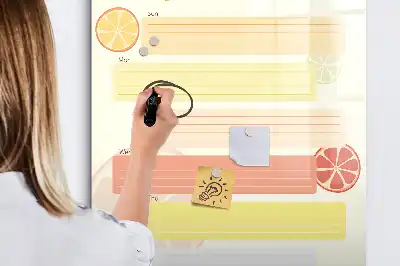Magnetisk tørresletteboard Menuplanner