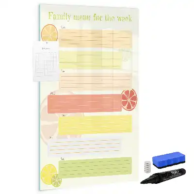 Magnetisk tørresletteboard Menuplanner