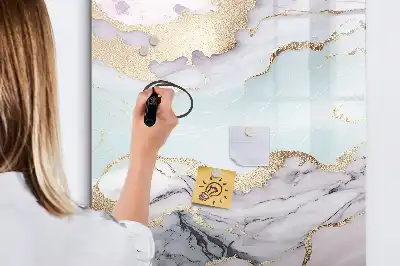 Magnetisk tørretavle i marmor-design