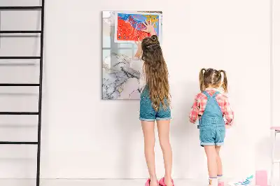 Magnetisk tørretavle i marmor-design