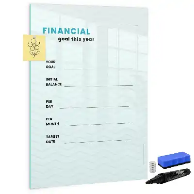Tørreslette magnetisk board Økonomiplanner