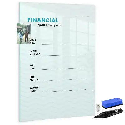 Tørreslette magnetisk board Økonomiplanner