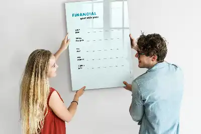 Tørreslette magnetisk board Økonomiplanner