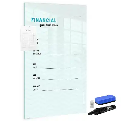 Tørreslette magnetisk board Økonomiplanner