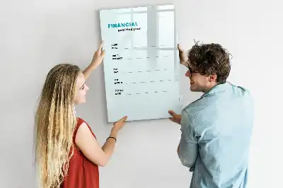 Tørreslette magnetisk board Økonomiplanner