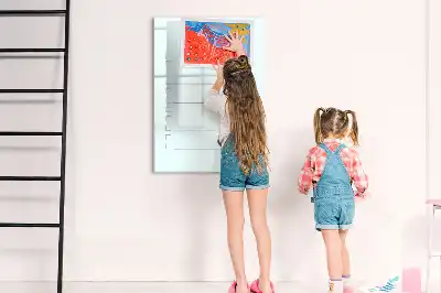 Magnetisk whiteboard til rejseplanlægning tørreslette tavle