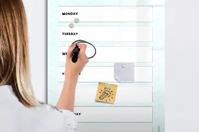 Ugeplanner magnetisk tørresletteboard