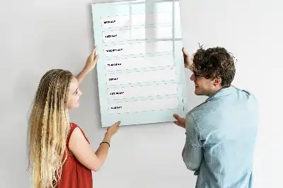 Ugeplanner magnetisk tørresletteboard