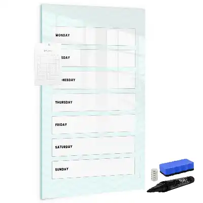 Ugeplanner magnetisk tørresletteboard