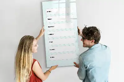 Ugeplanner magnetisk tørresletteboard