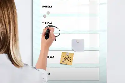 Ugeplanner magnetisk tørresletteboard