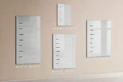 Ugeplanner magnetisk tørresletteboard