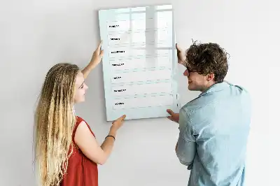Ugeplanner magnetisk tørresletteboard