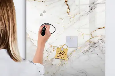 Magnetisk tørresletteboard i dekorativ marmor