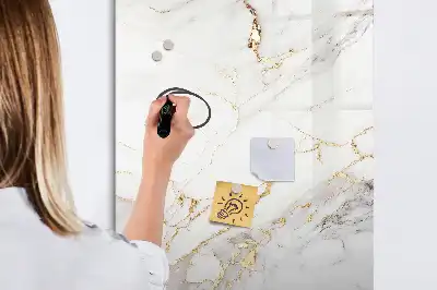 Magnetisk tørresletteboard i dekorativ marmor