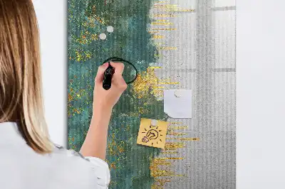 Magnetisk whiteboard med dekorativt mønster