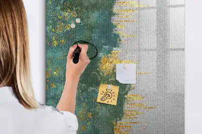 Magnetisk whiteboard med dekorativt mønster