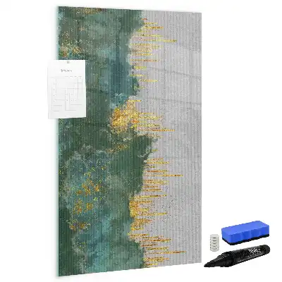 Magnetisk whiteboard med dekorativt mønster
