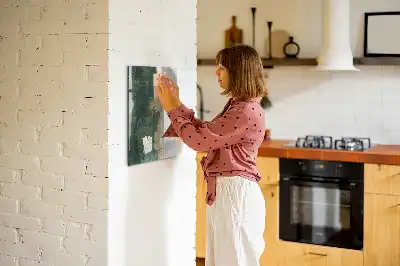 Magnetisk whiteboard med dekorativt mønster