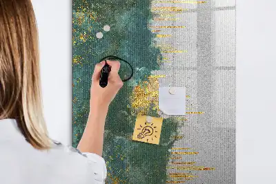 Magnetisk whiteboard med dekorativt mønster