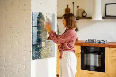 Tørreslette magnetisk board Dekorativt mønster