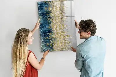 Tørreslette magnetisk board Dekorativt mønster