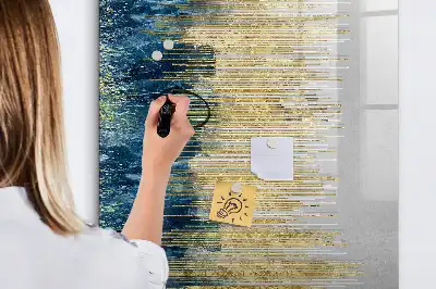 Tørreslette magnetisk board Dekorativt mønster