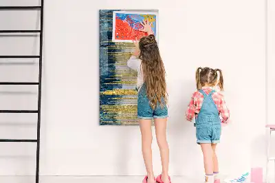 Tørreslette magnetisk board Dekorativt mønster