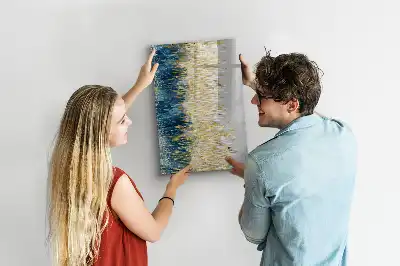Tørreslette magnetisk board Dekorativt mønster