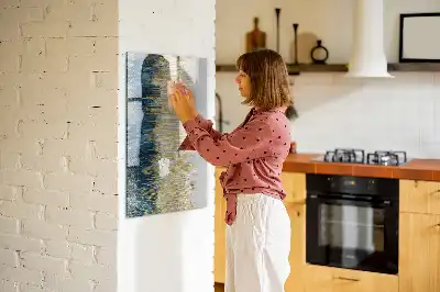 Tørreslette magnetisk board Dekorativt mønster