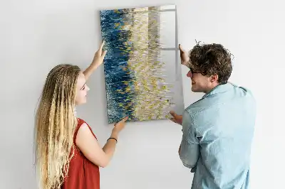 Tørreslette magnetisk board Dekorativt mønster