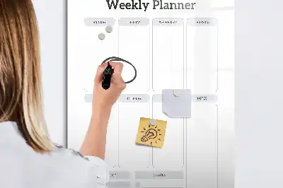 Ugeplanner magnetisk tørresletteboard