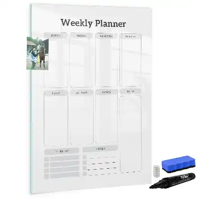 Ugeplanner magnetisk tørresletteboard