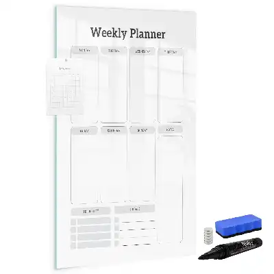 Ugeplanner magnetisk tørresletteboard