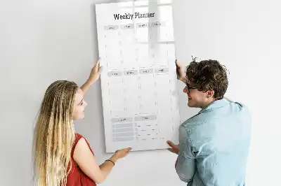 Ugeplanner magnetisk tørresletteboard