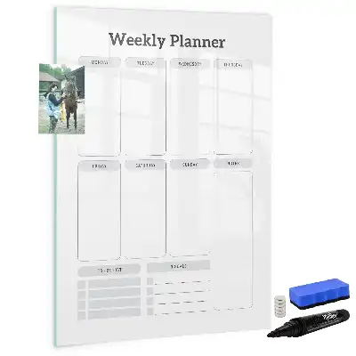 Ugeplanner magnetisk tørresletteboard