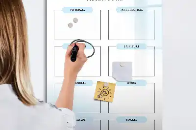 Tørreslette magnetisk tavle magnetisk tavle til skrivning