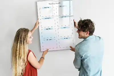 Tørreslette magnetisk tavle magnetisk tavle til skrivning
