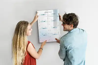 Tørreslette magnetisk tavle magnetisk tavle til skrivning