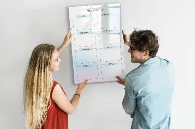 Tørreslette magnetisk tavle magnetisk tavle til skrivning