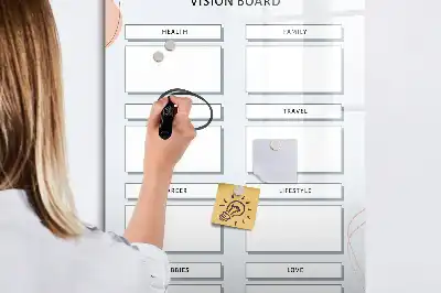 Magnetisk whiteboard vision board til tørre sletning