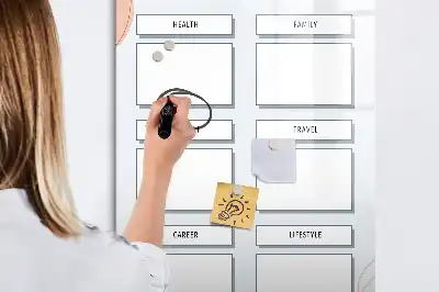Magnetisk whiteboard vision board til tørre sletning