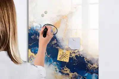Magnetisk tørresletteboard i marmor-look