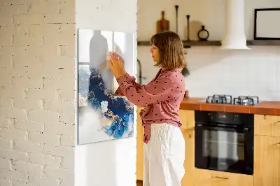 Magnetisk tørresletteboard i marmor-look