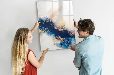 Magnetisk tørresletteboard i marmor-look