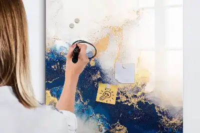 Magnetisk tørresletteboard i marmor-look