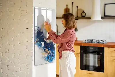 Magnetisk tørresletteboard i marmor-look
