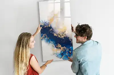 Magnetisk tørresletteboard i marmor-look