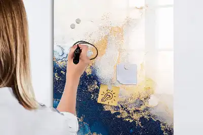 Magnetisk tørresletteboard i marmor-look